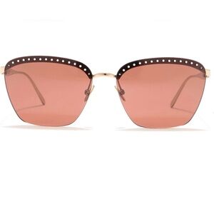 Alaïa Sunglasses with Gold Accents